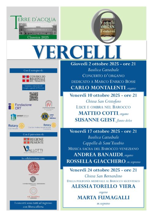 VERCELLI ORGAN FESTIVAL