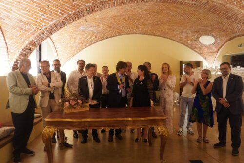 Passaggio di consegne tra i presidenti Beccaro e Gastaldi